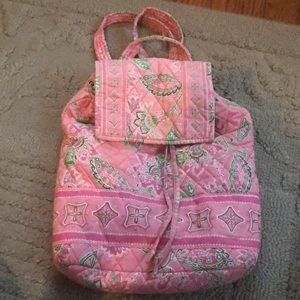Pink backpack
